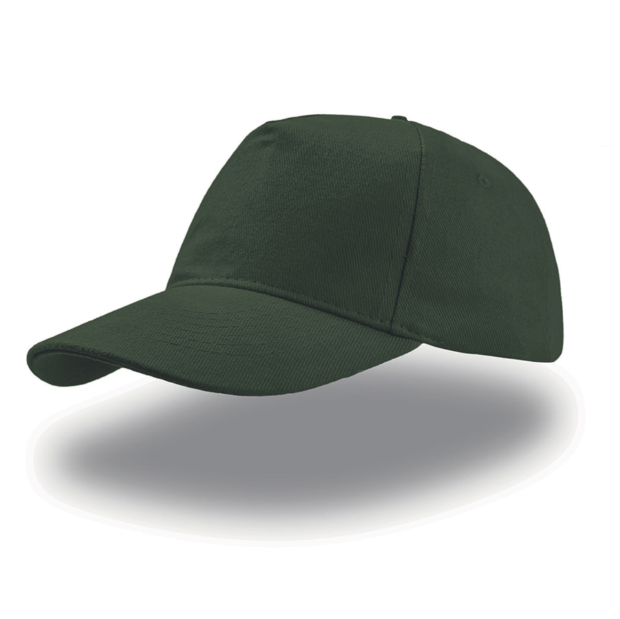 Бейсболка LIBERTY FIVE BUCKLE, 5 клиньев, металлическая застежка , темно-зелёный-0