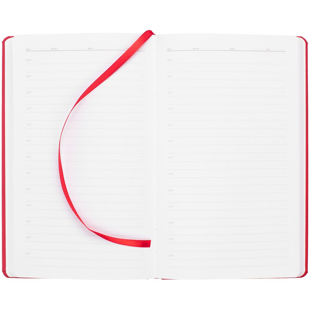 Ежедневник Grade, недатированный, красный-4