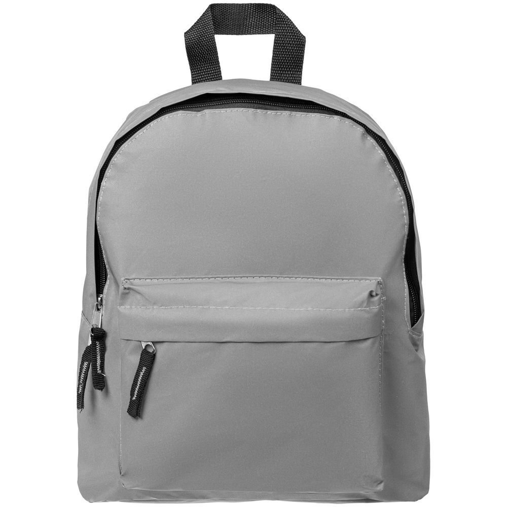 Рюкзак детский Manifest из светоотражающей ткани, серый-1