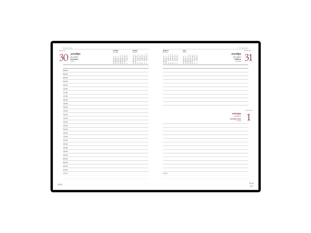 Ежедневник А5 датированный Sidney Nebraska 2025, серый (золотой обрез)-1