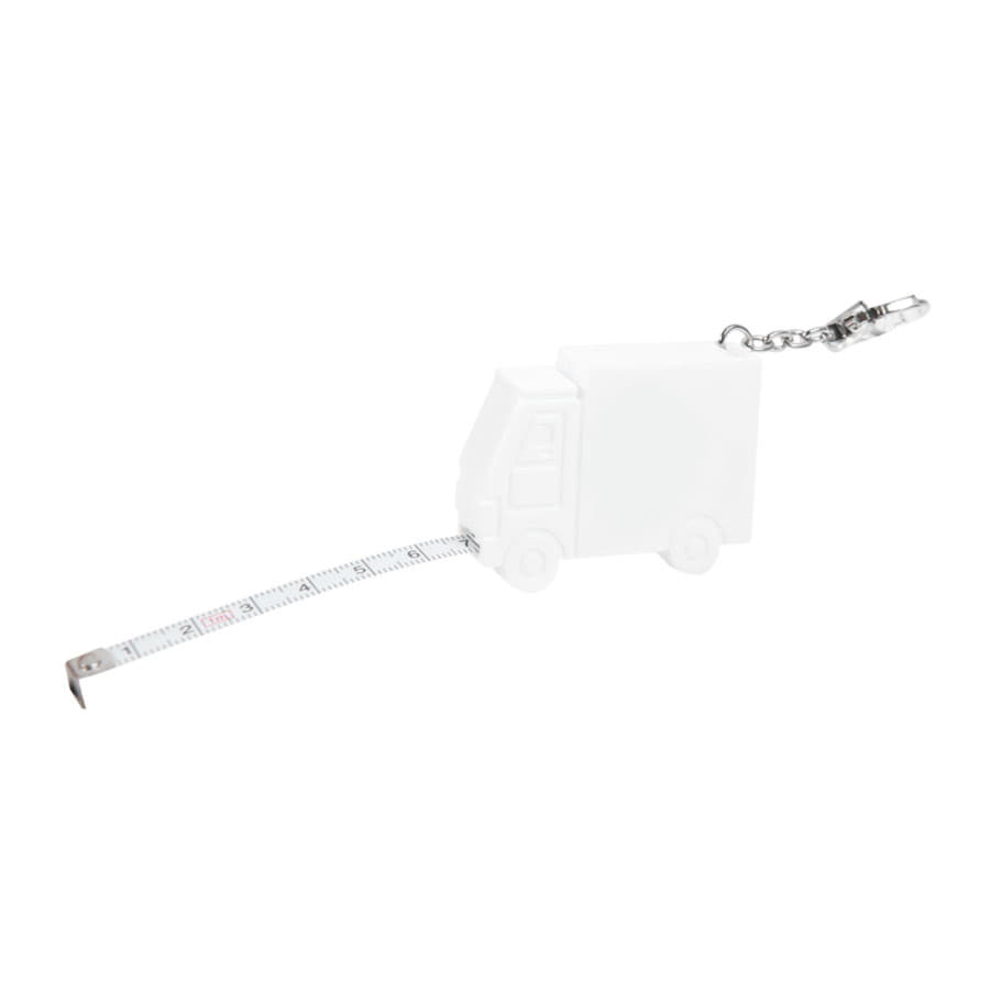 Брелок-рулетка  "Грузовик" (1 м), белый-1