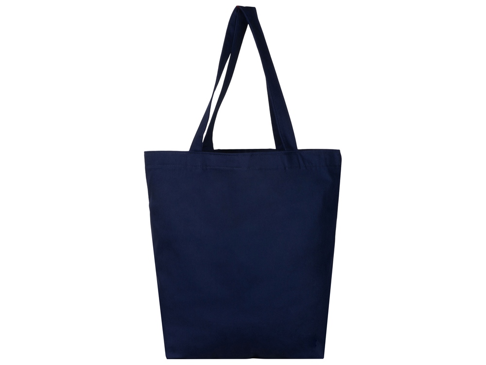 Сумка с широким дном и боками, синий-1