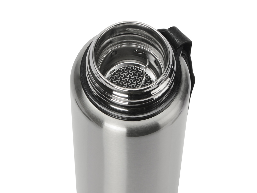 Вакуумный термос Story, серебристый-4