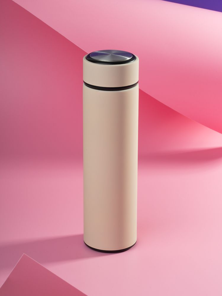 Термос с ситечком Percola, бежевый-6