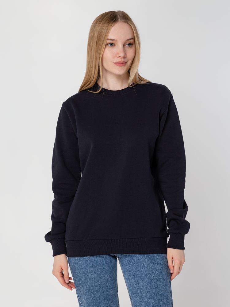 Толстовка Unit Toima Heavy, темно-синяя-5