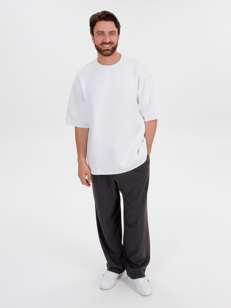 Джемпер с коротким рукавом Siluetti Volumica, молочно-белый-4