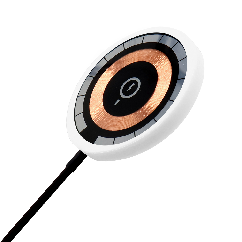 Беспроводное магнитное зарядное устройство Aphia 15W To Go, Черный/Белый-0