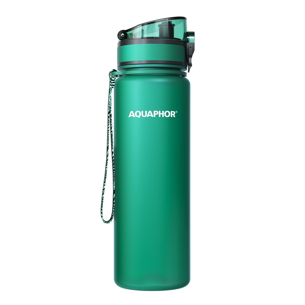 Бутылка-фильтр «Аквафор Сити», зеленая-0