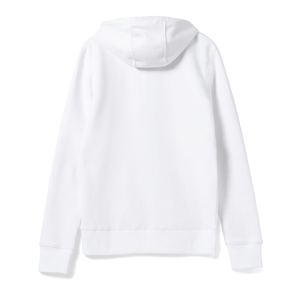 Толстовка на молнии с капюшоном унисекс King, белая-2