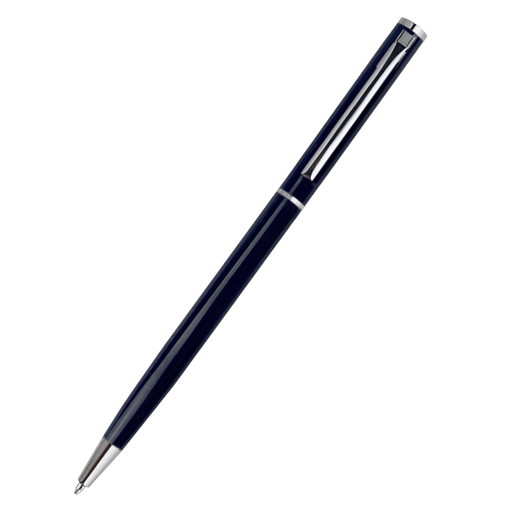 Ручка металлическая Альдора, Темно-синий-1
