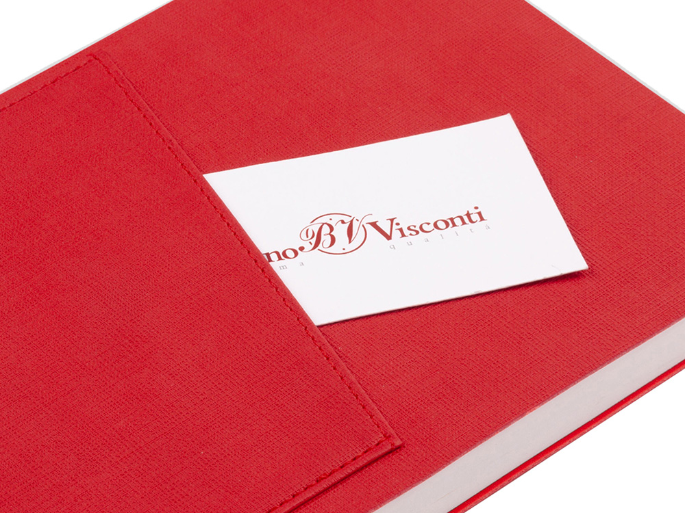 Ежедневник недатированный А5 Barcelona, красный-3