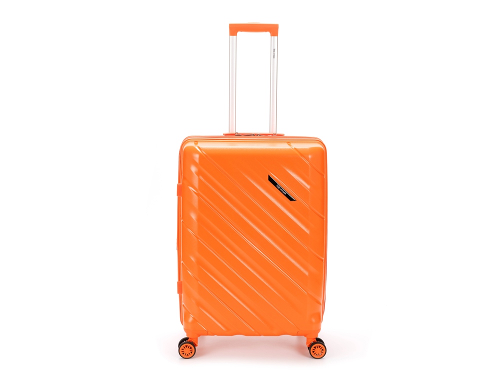 Чемодан TORBER В Отпуск, оранжевый, полипропилен, 45 х 28 х 68 см, 79 л-9