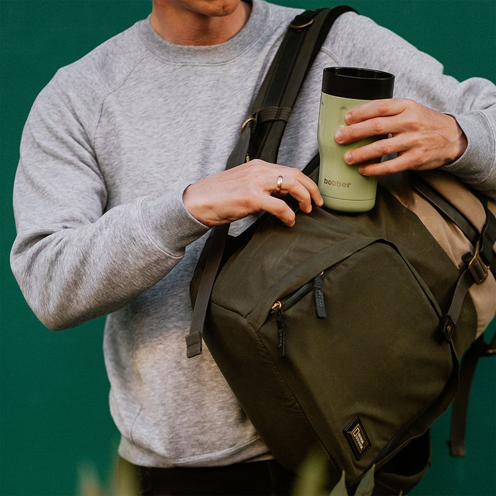 Термостакан Tumbler 350, вакуумный, зеленый-3