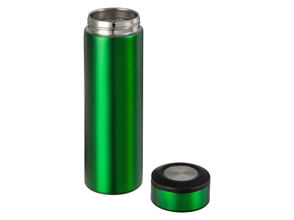 Термос Confident Metallic 420мл, зеленый-1