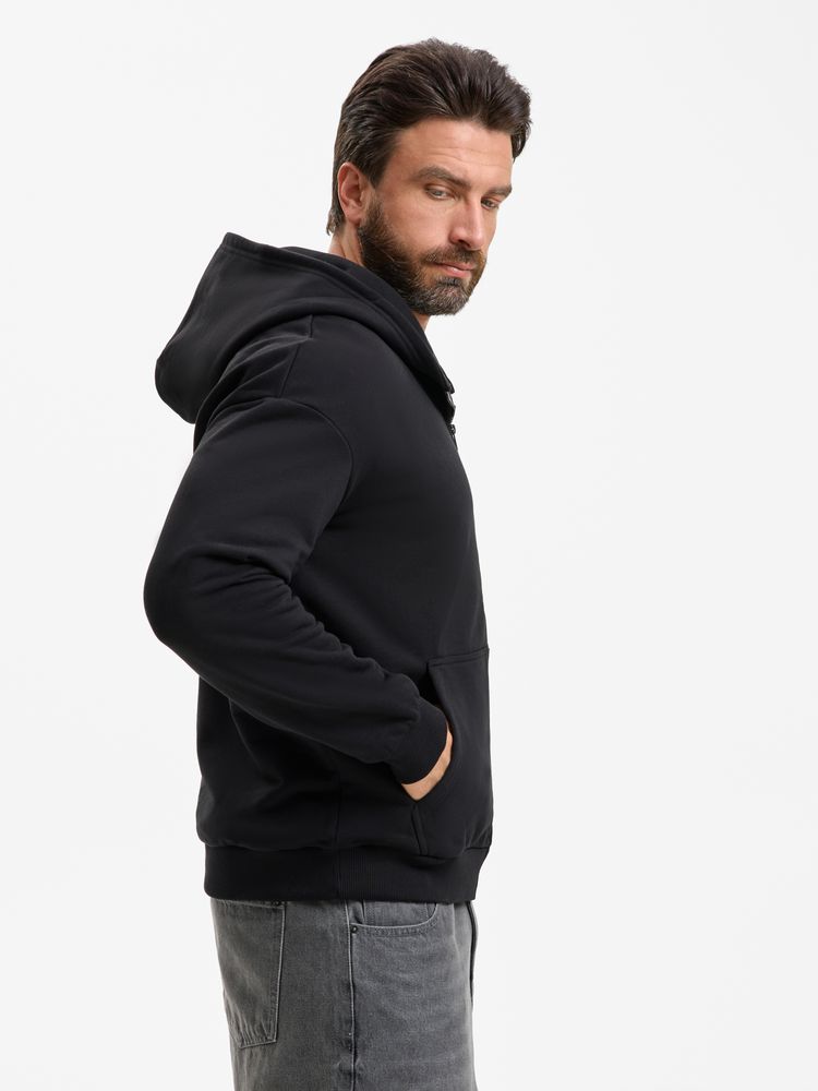 Толстовка унисекс оверсайз Sartoro, черная-5