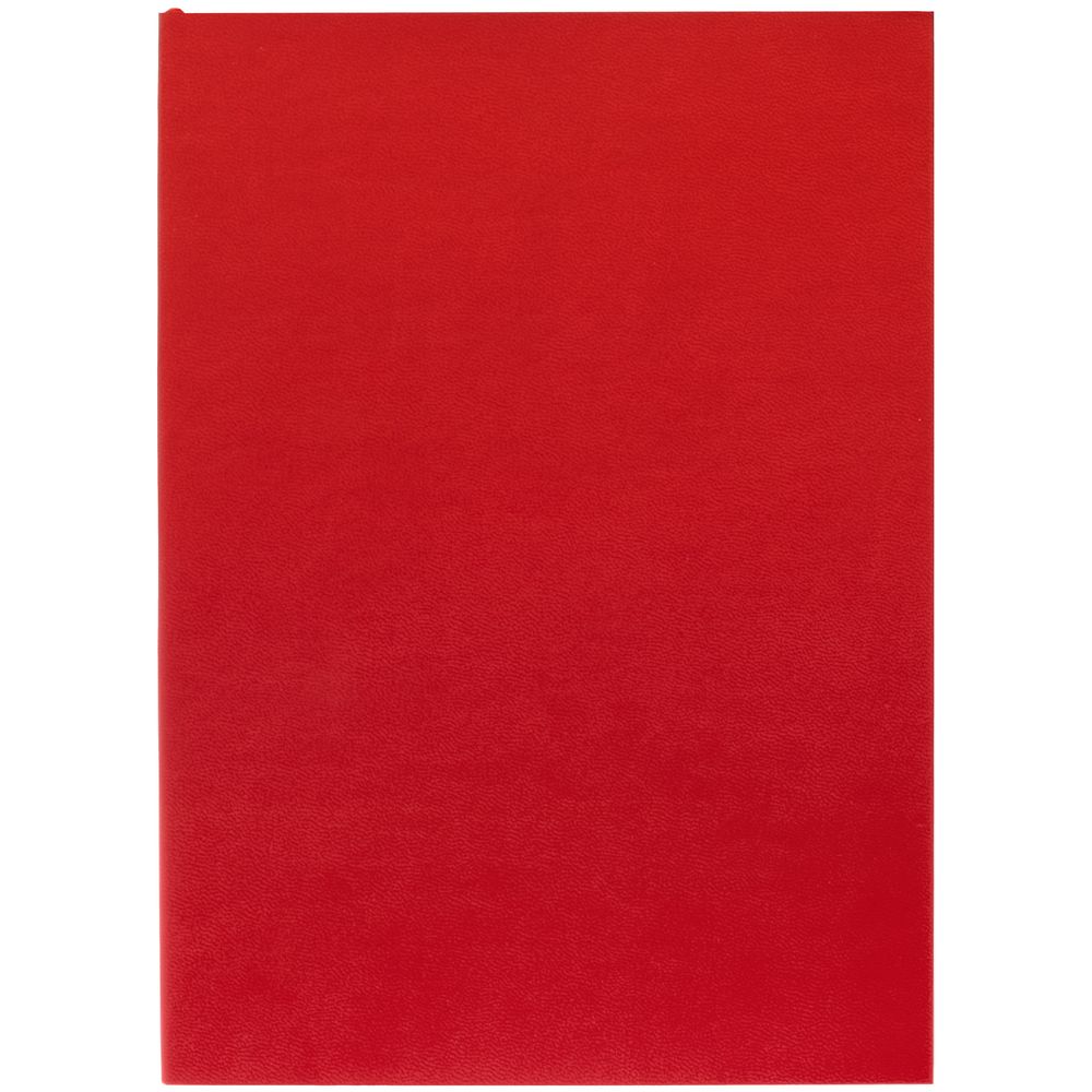 Ежедневник Flat Light, недатированный, красный-0
