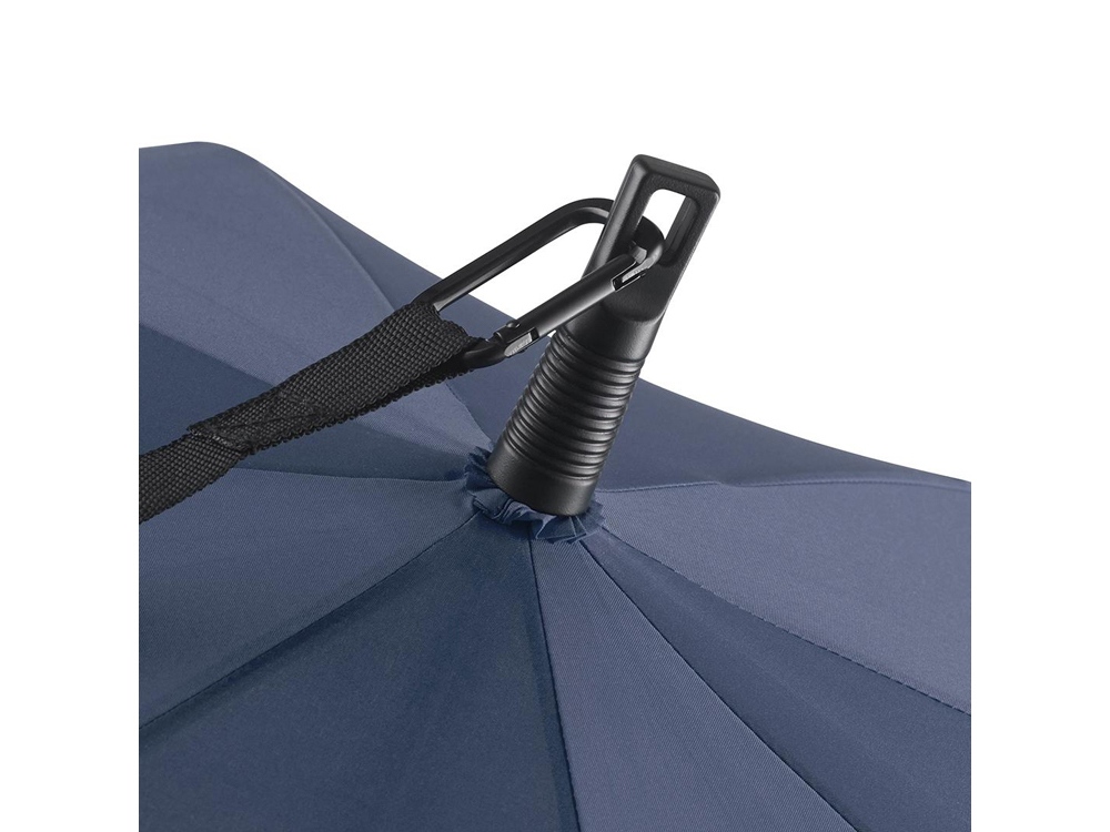 Зонт-трость 1199 Loop с плечевым ремнем, полуавтомат, нейви-1