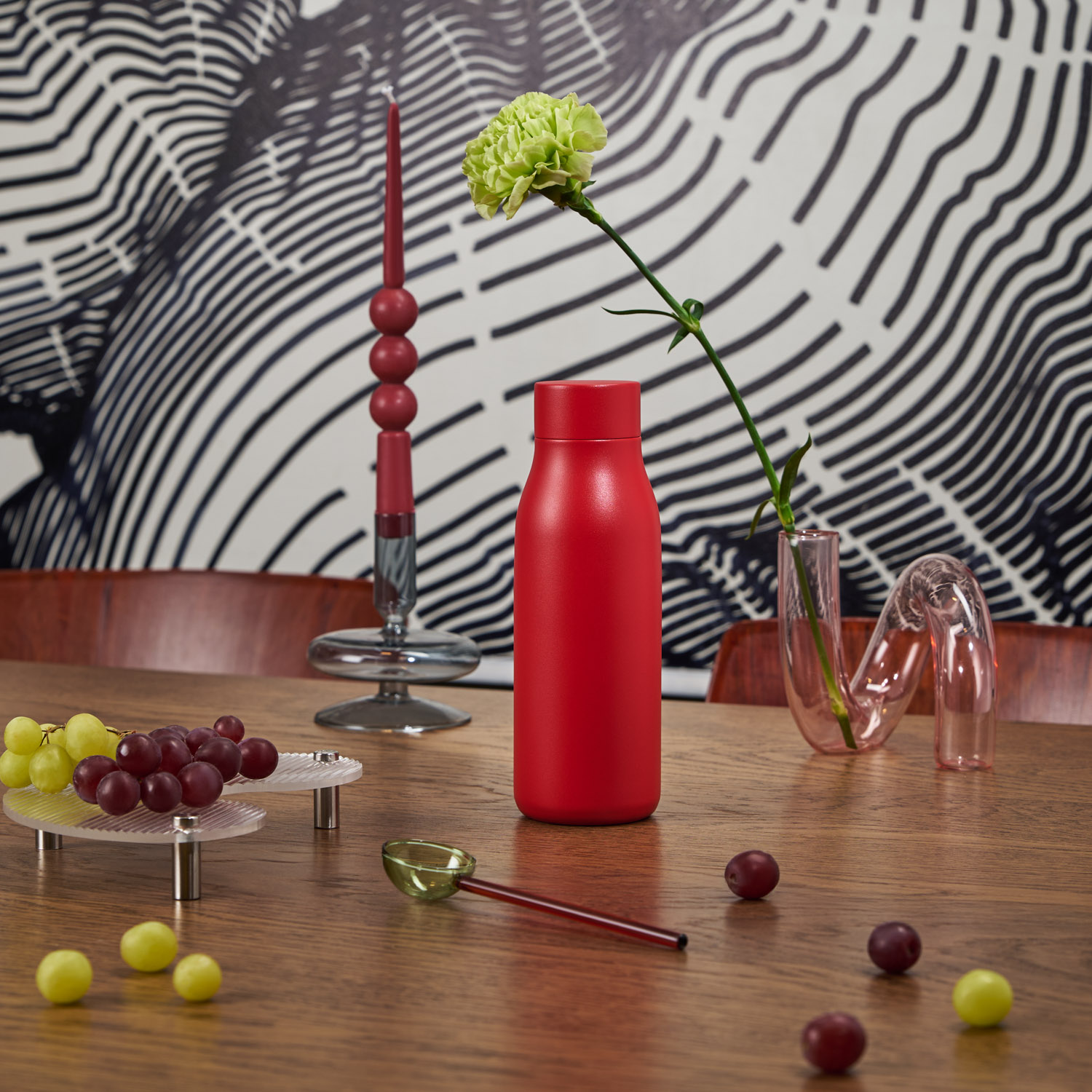 Термобутылка вакуумная герметичная Севилла, красная-9