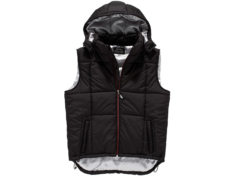 Жилет мужской, Slazenger, черный/стальной-1