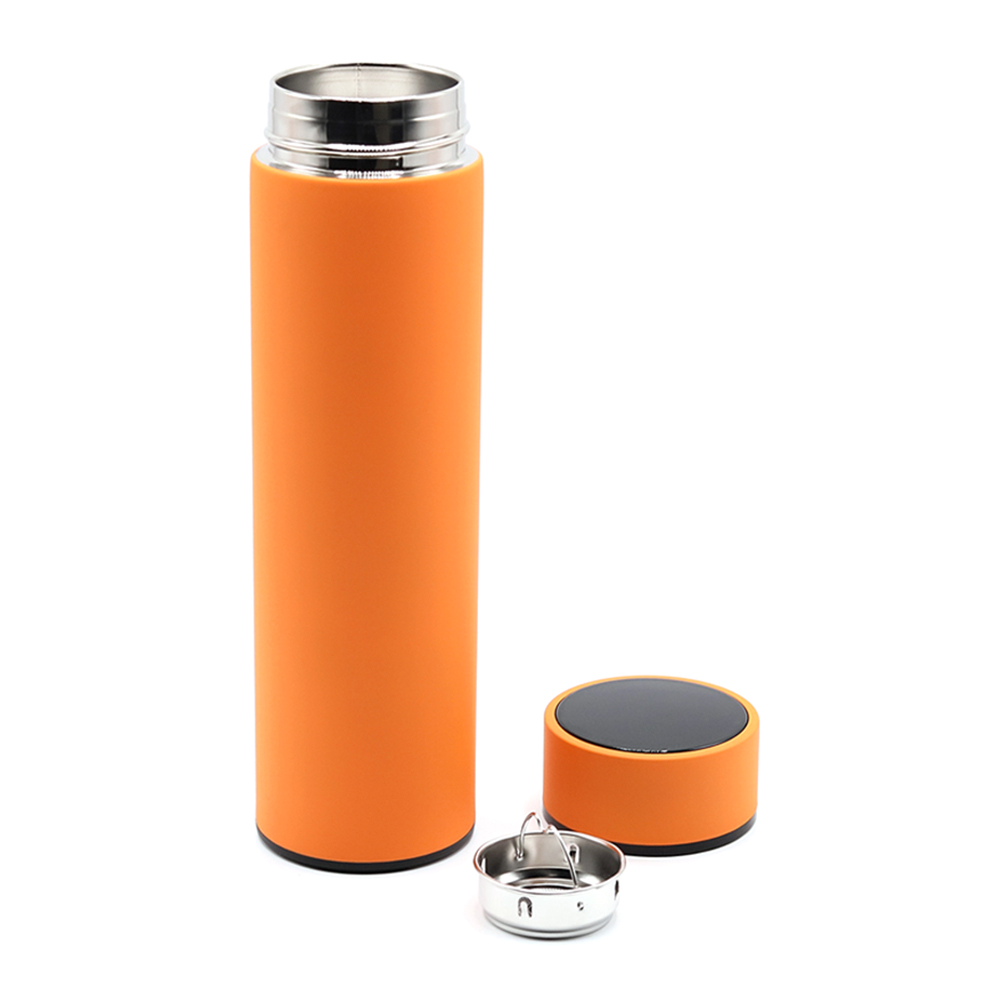 Термос Indy софт-тач, Оранжевый-1