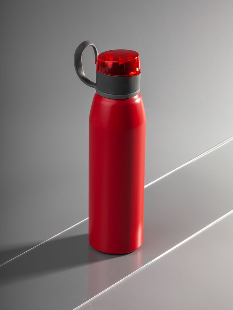 Бутылка для воды Billy Gym, матовая красная-6