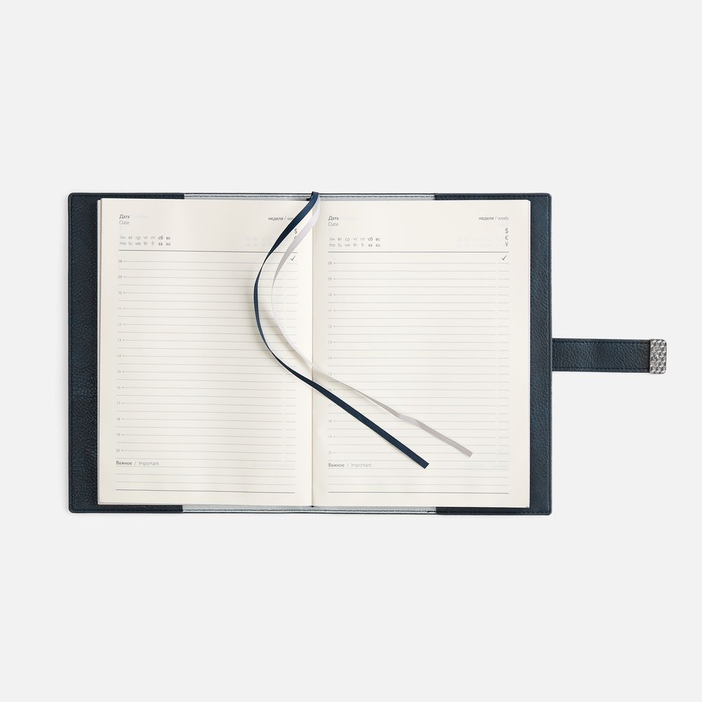 Ежедневник Repute, недатированный, синий-5