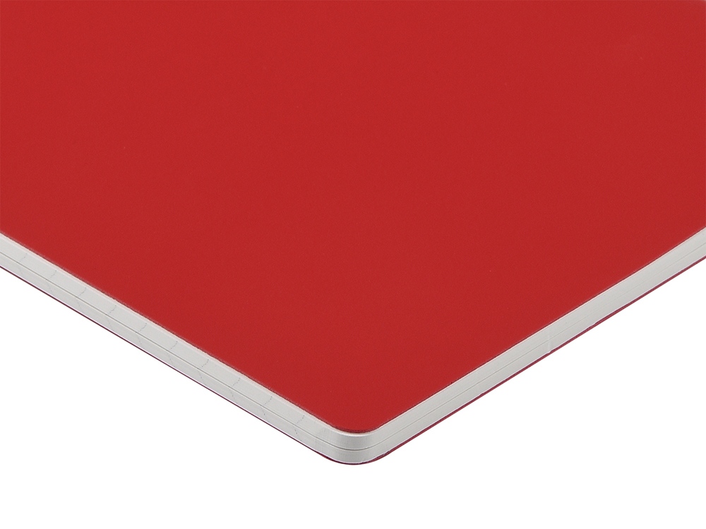 Тетрадь с каменной бумагой А5 Carrara 40 л., линейка, красный-3