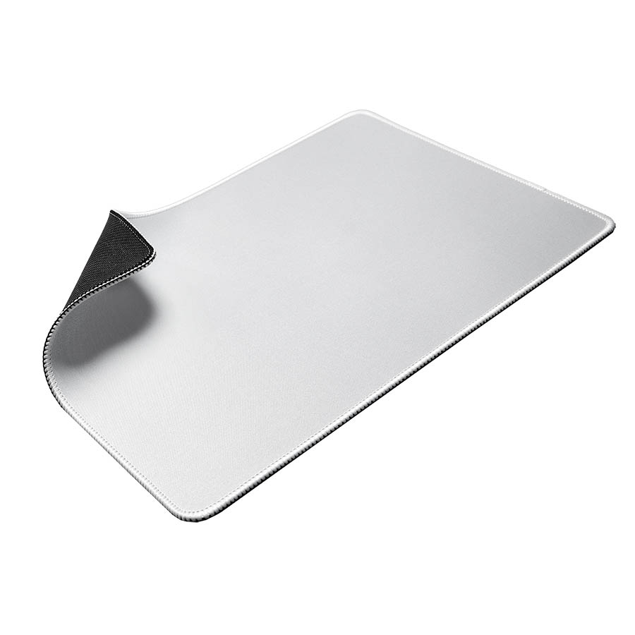 Коврик для мыши GLIDE M, 35*25*0,3см, прошитый край, белый, белый-0