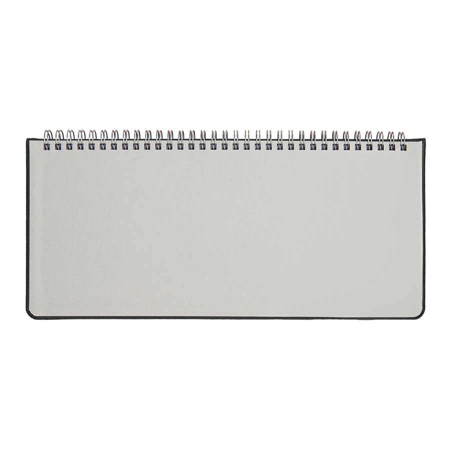 Планинг недатированный Bliss, размер 140х300 мм, в линейку, черный-3