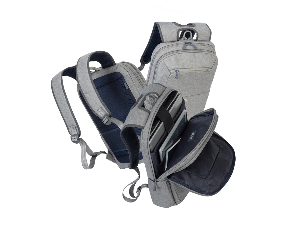 RIVACASE 7760 grey ECO рюкзак для ноутбука 15.6-7