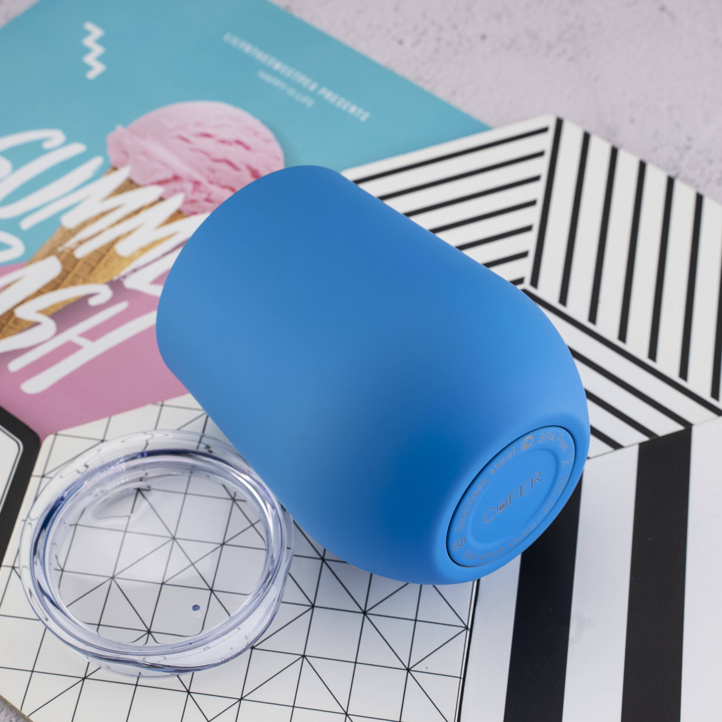 Кофер софт-тач CO12s (голубой)-4