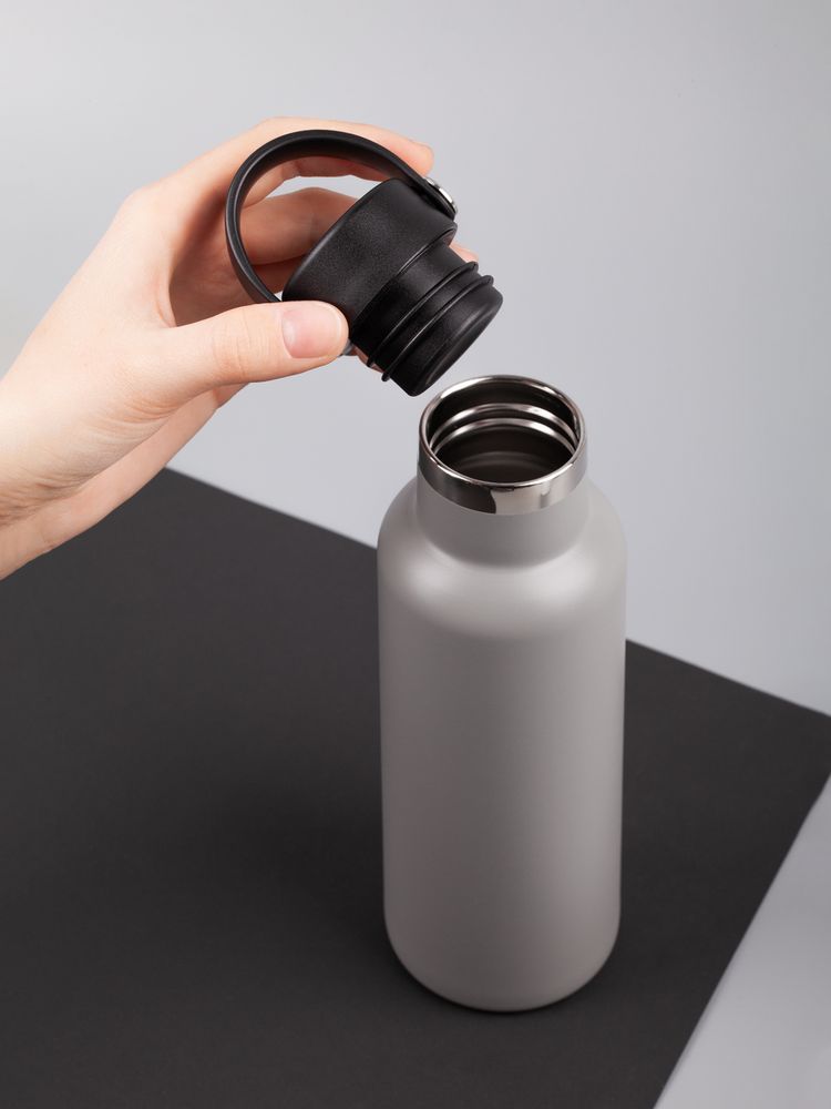 Термобутылка Bidon, серая-5