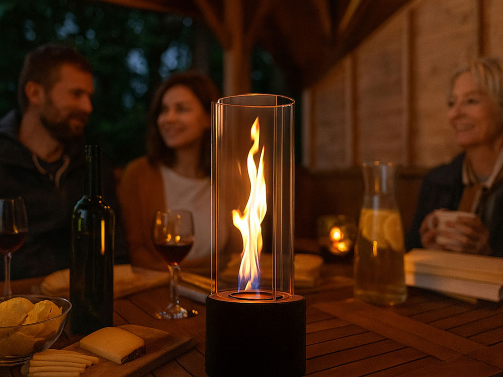 Биокамин с вьющимся пламенем Dance of flame-11