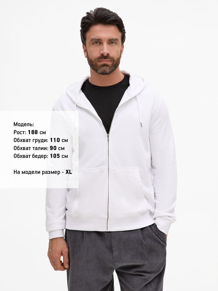 Толстовка унисекс Calipso, белая-5