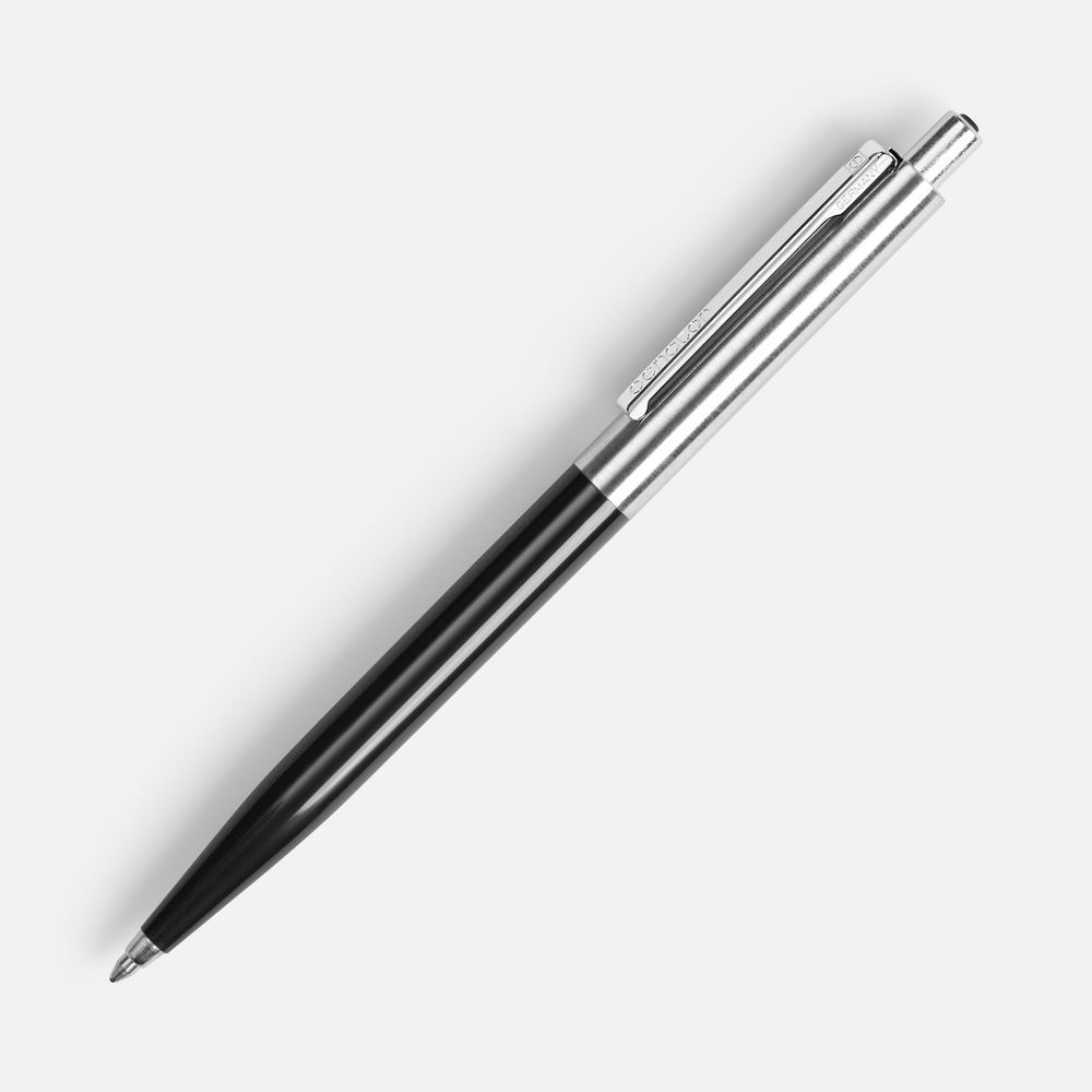 Ручка шариковая Senator Point Metal, ver.2, черная-0