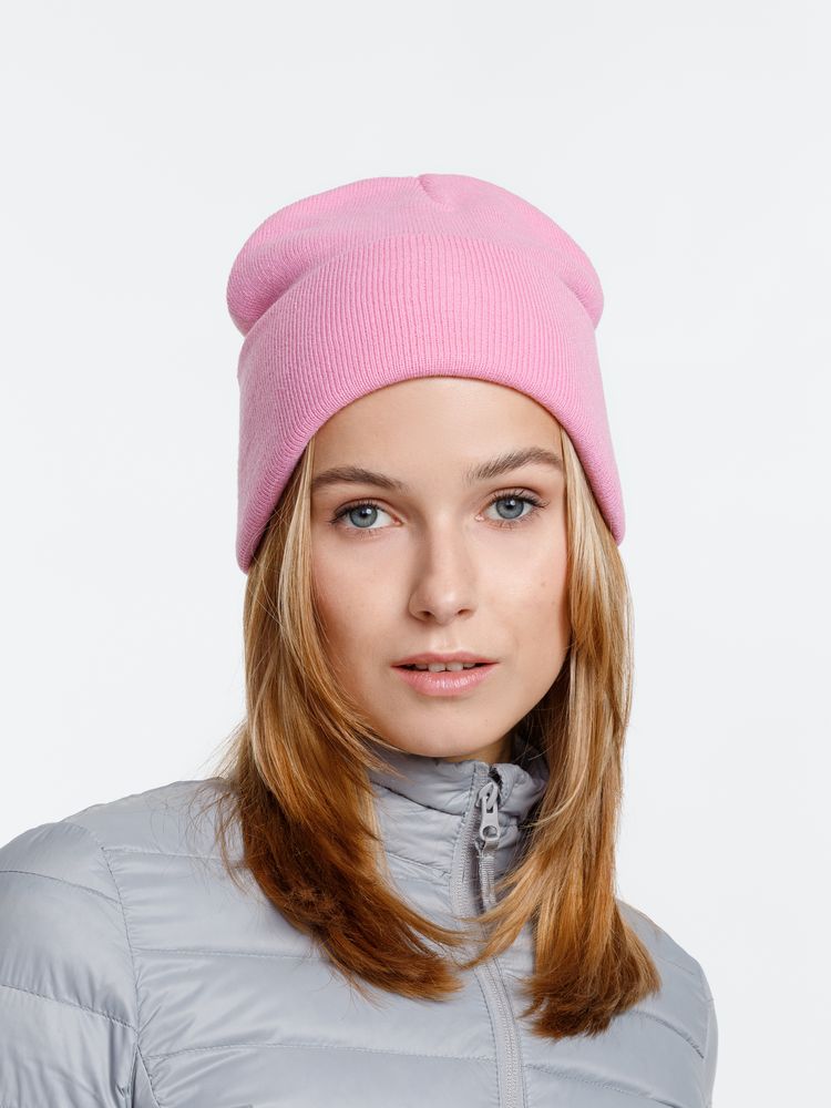 Шапка Urban Flow, пыльно-розовая-2