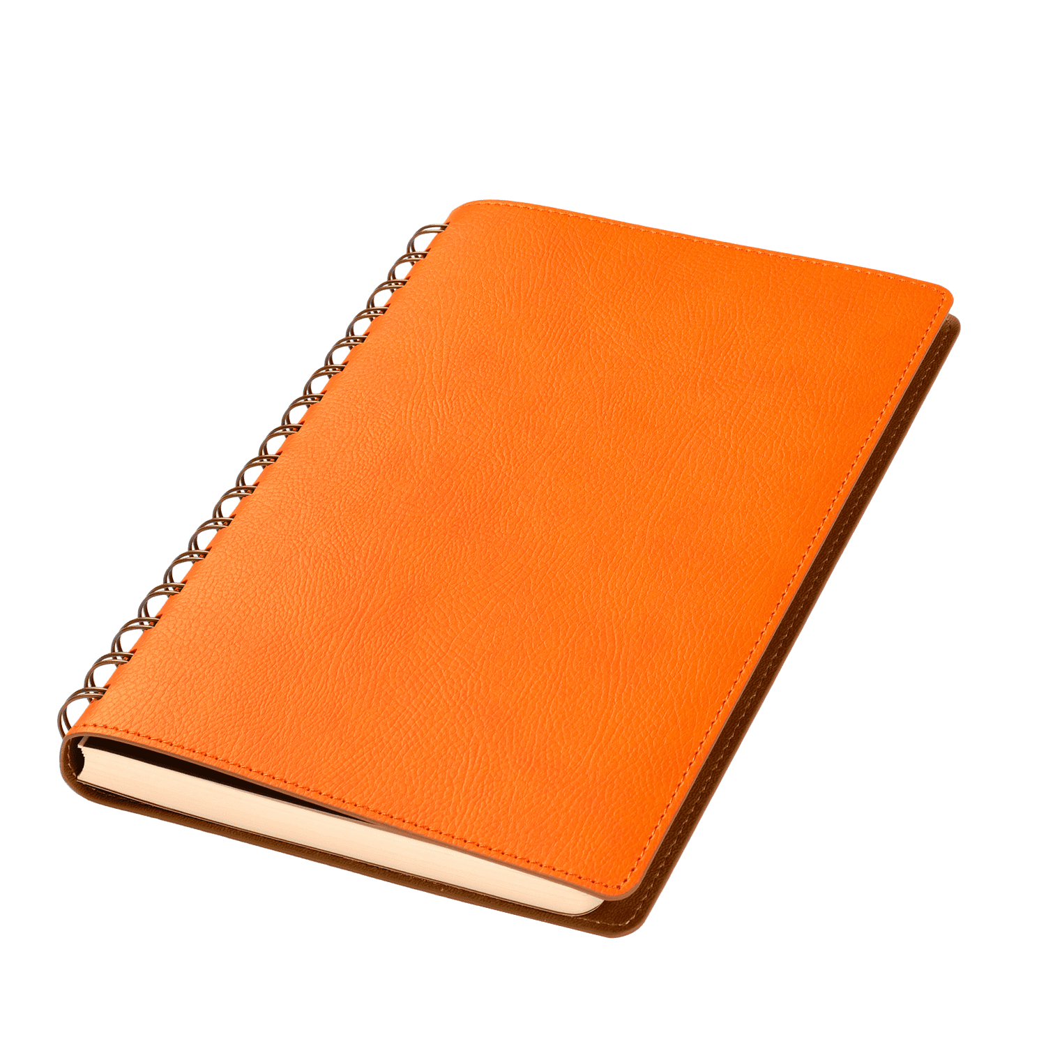 Ежедневник Vista недатированный, оранжевый/коричневый-1