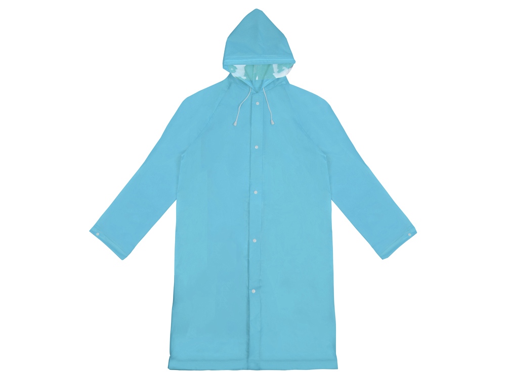 Дождевик Hawaii c чехлом унисекс, голубой-2