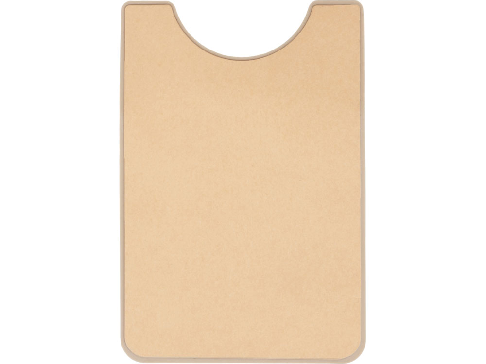 Картхолдер для телефона с держателем Trighold, бежевый-3