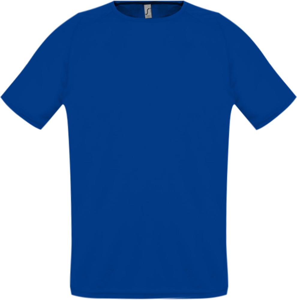 Футболка унисекс Sporty 140, ярко-синяя-1