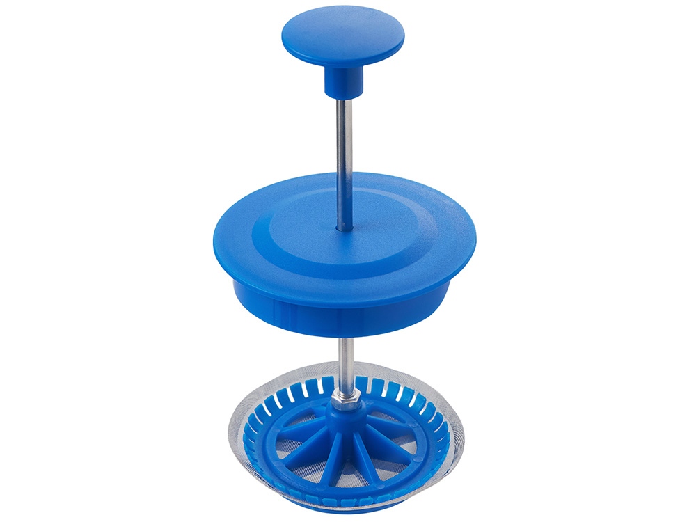 Пластиковый френч-пресс Savor, 350 мл, синий-4