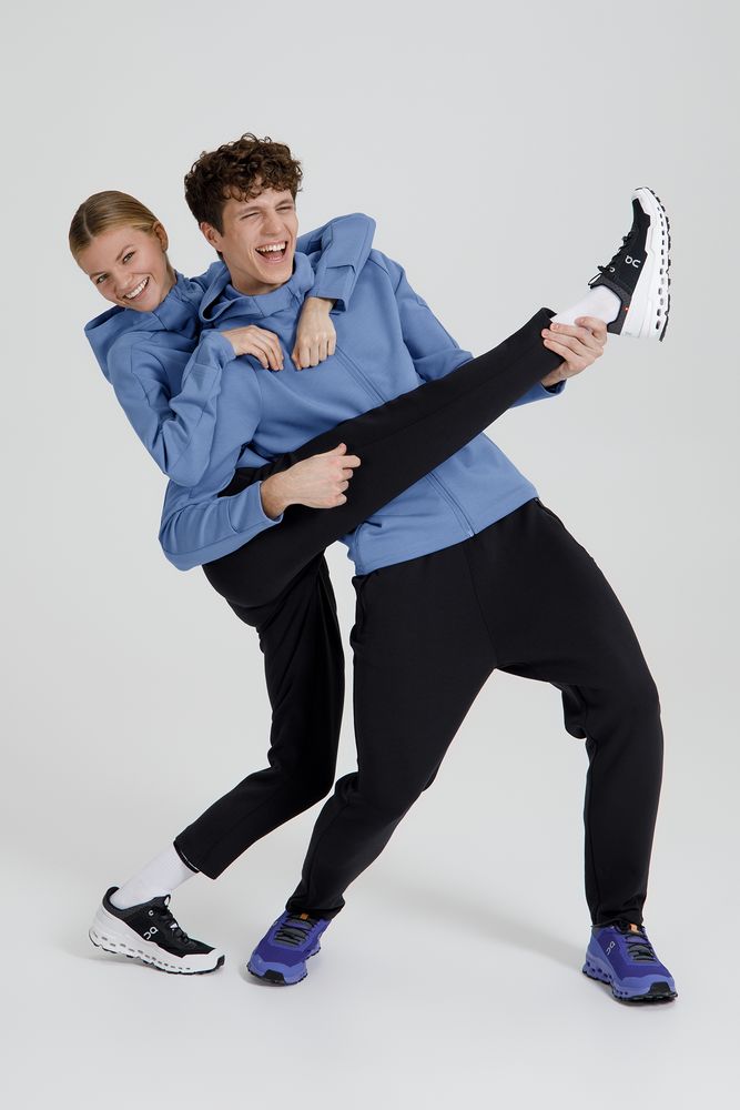 Куртка с капюшоном унисекс Begi, синяя-11