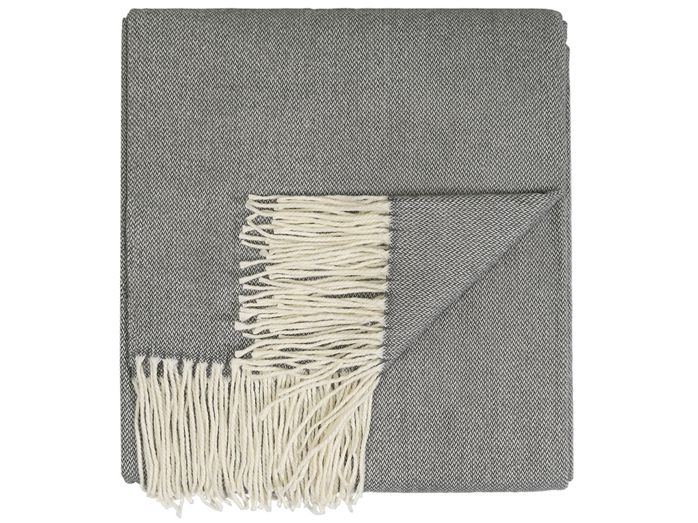 Акриловый плед Dapple 160x210 см, холодный серый-1