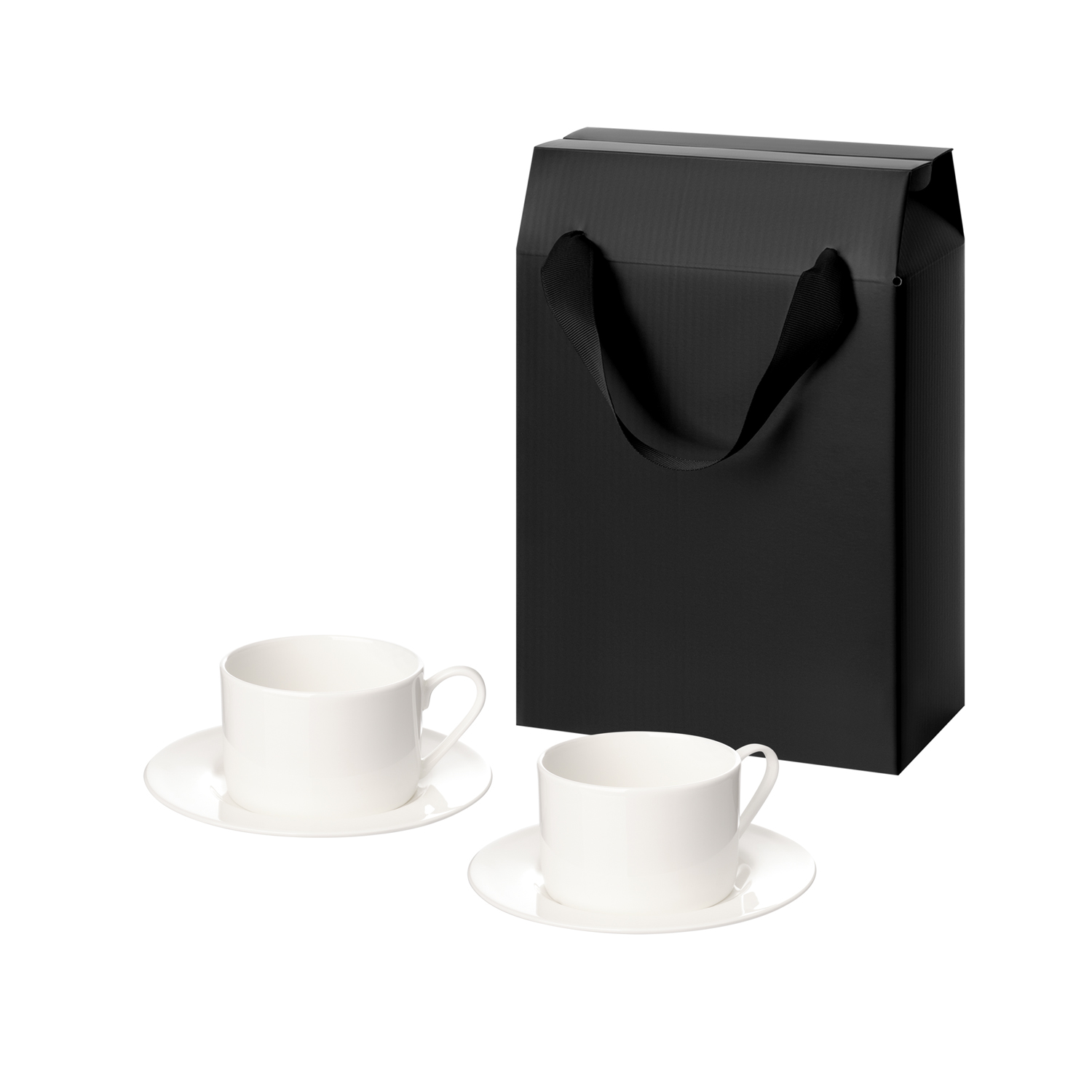 Подарочный набор Мокко (Mokko) в коробке-пакете (две чайных пары)-0