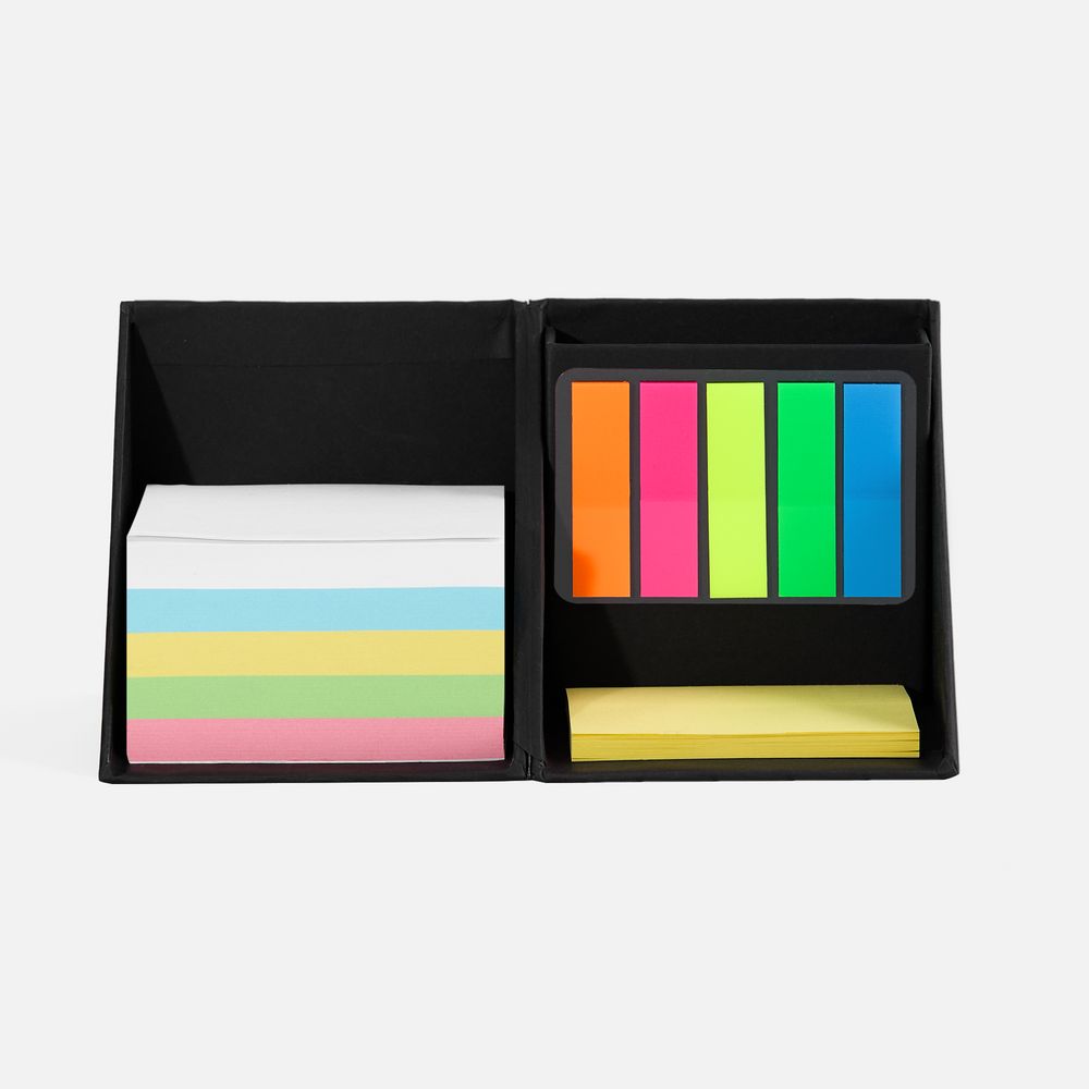 Настольный набор со стикерами Mnemonic ver.2, черный-2