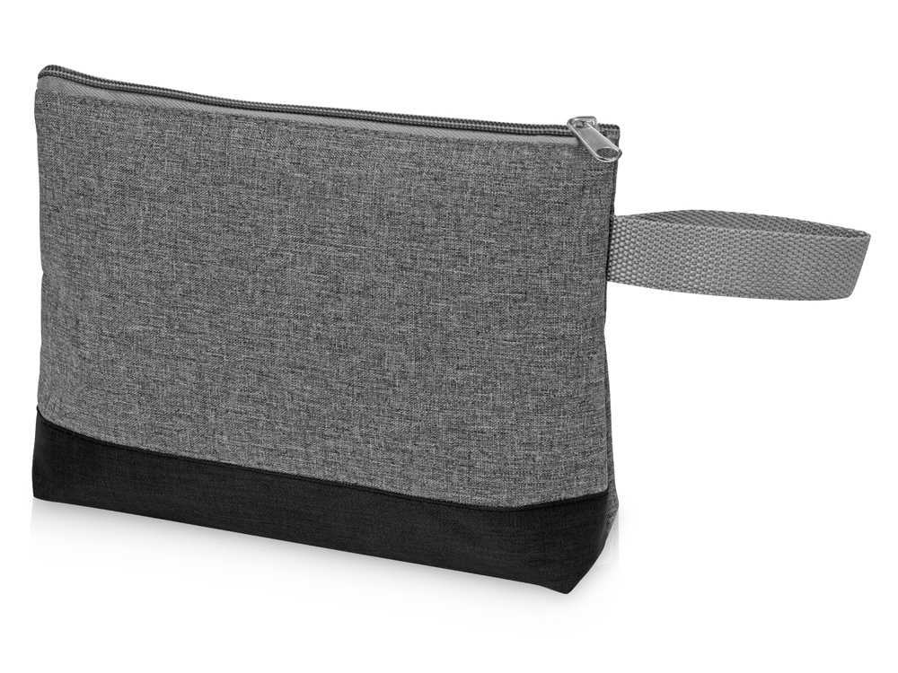 Косметичка двухцветная Trivium, серый/черный-0