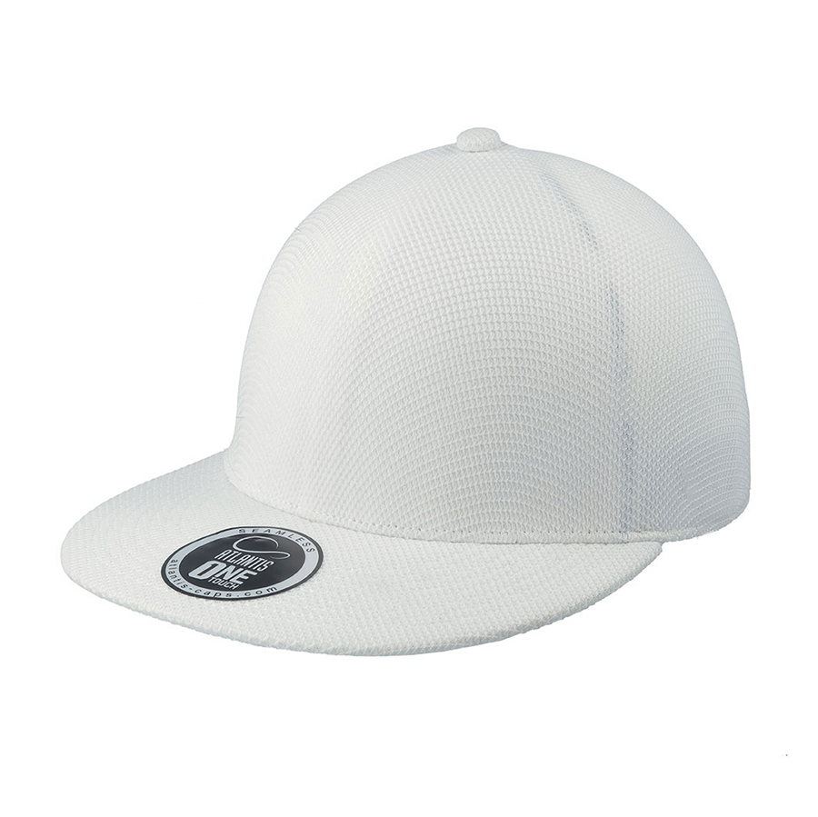 Бейсболка SNAP ONE, без панелей, швов и застежки, белый-0