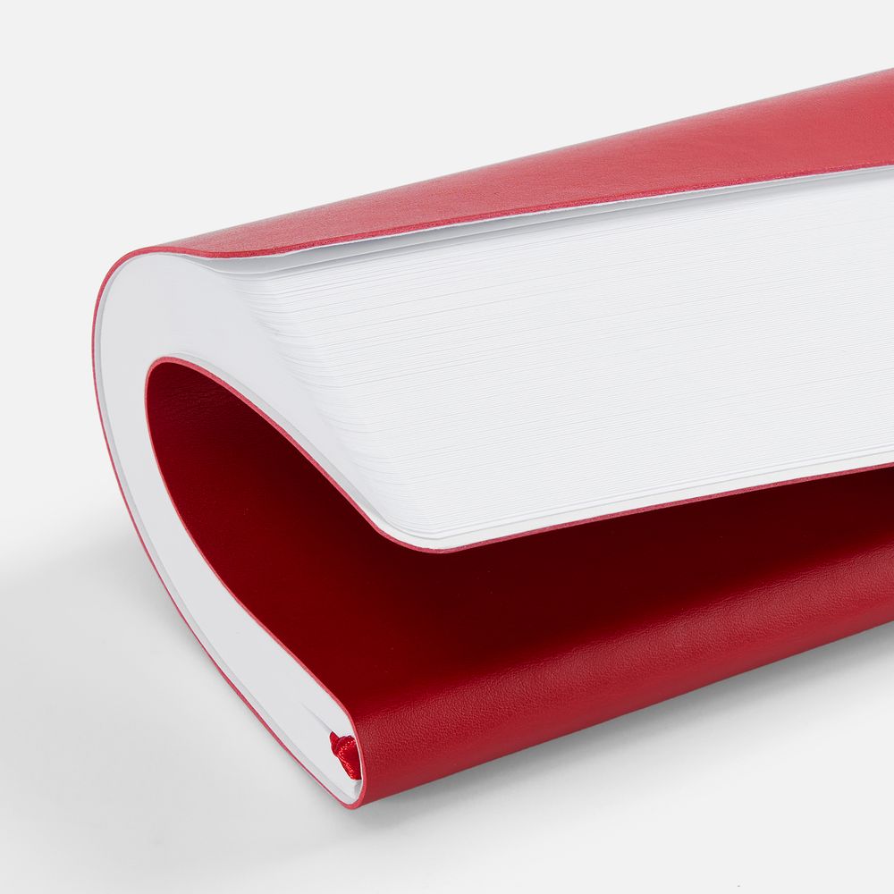 Ежедневник Waltz, недатированный, красный-4