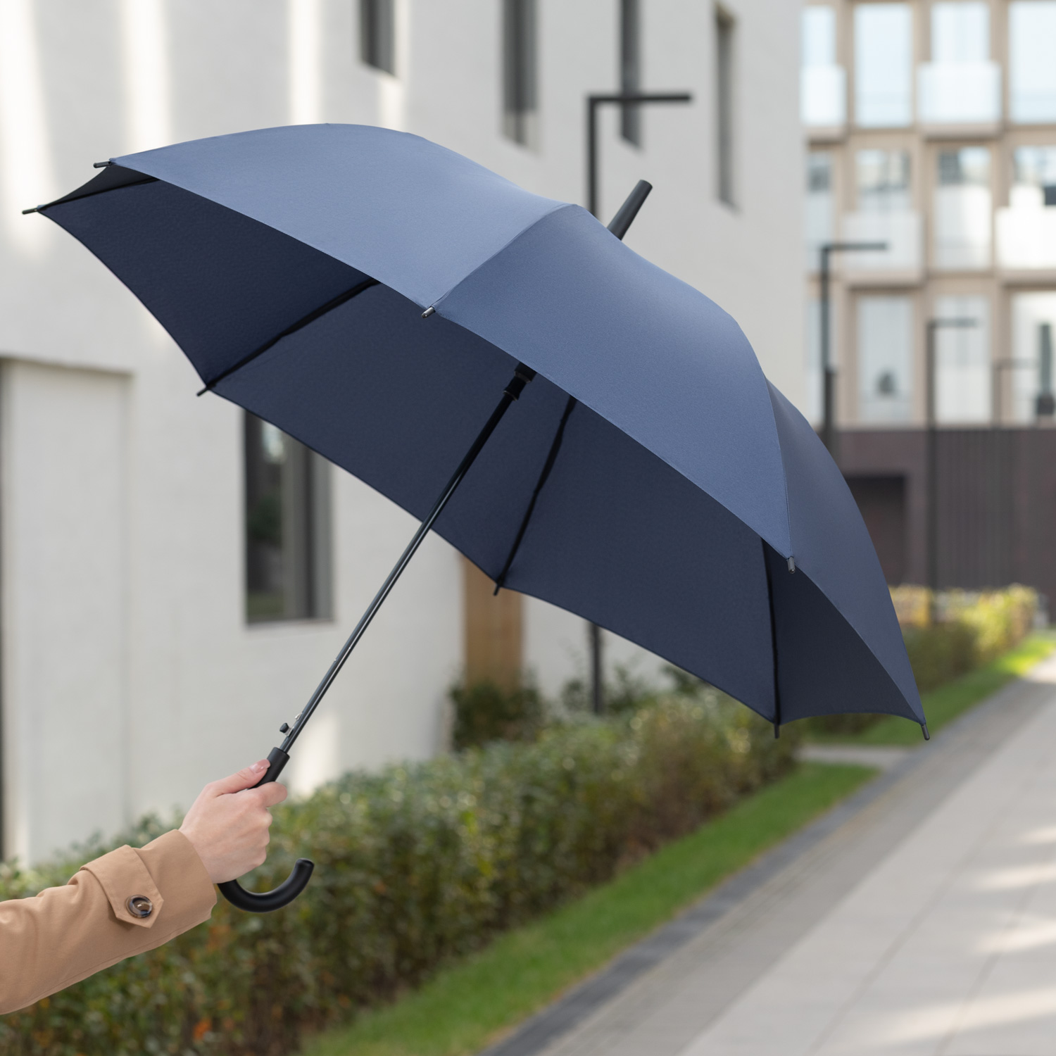 Зонт-трость, Bergwind, синий-6