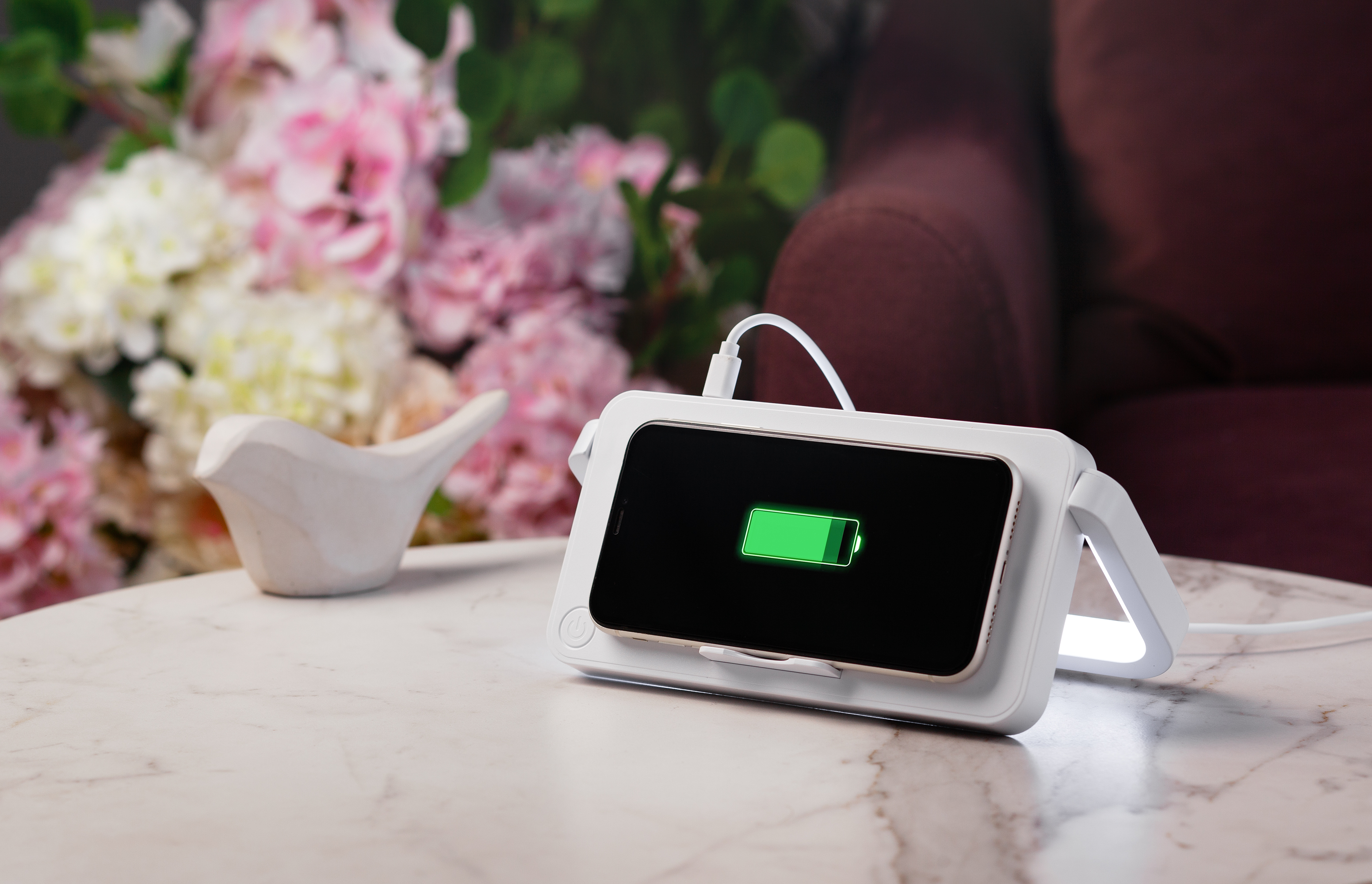 Лампа складная "Smart Light" с беспроводным (10W) зарядным устройством и подставкой для смартфона-2